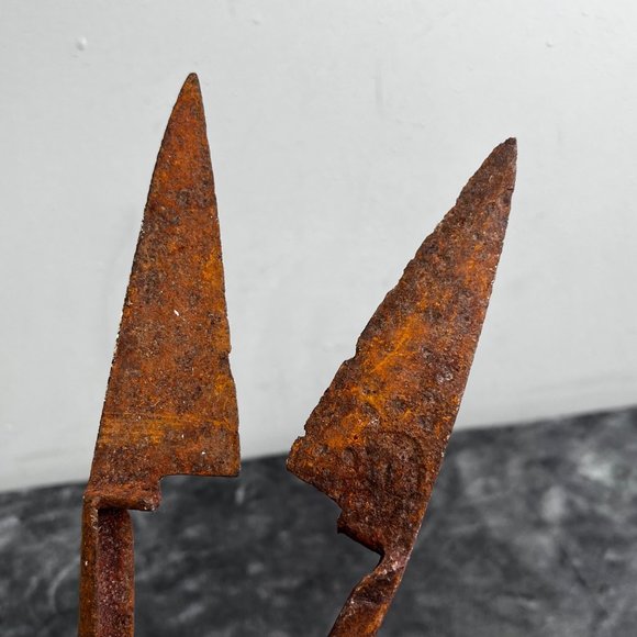 Vintage Antique Sheep Shears Corkscrew Wine Bottle Opener Wood Metal Rusty Decor - Picture 9 of 10